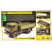 ZVEZDA 3692 Russian 2-Axle Military Truck K-4350 1:35