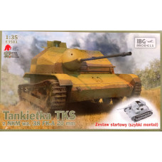 IBG MODELS E3503 Tankietka TKS z NKM wz. 38 FK-A 20mm 1:35
