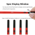 DSPIAE 56561 AT-FB01 Fine Brush With Replacable Point Tip - Red 0/2